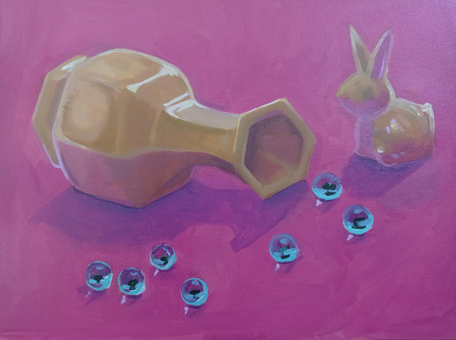Tintubro 9. Acrílica sobre tela. 30x40cm